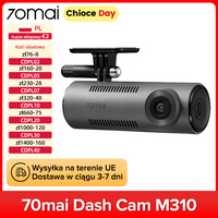 70mai Dash Cam M310 1296P WDR 130°FOV Car DVR Support Smart Voice Control 24H Parking Monitor Night Vision Cost-Effective Camera