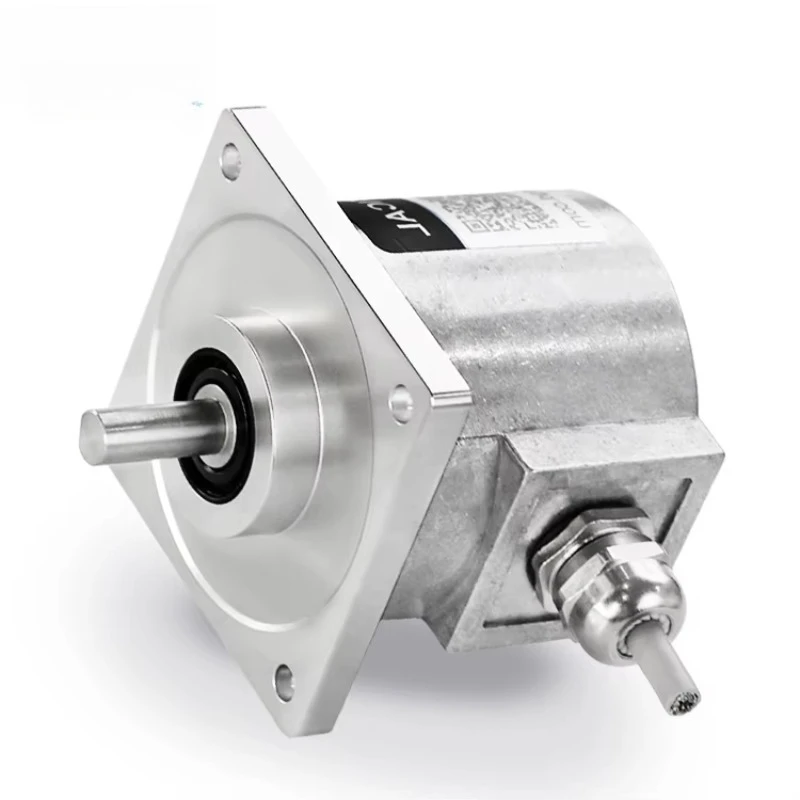 12V Motion Sensor S65F Flange Shaft Rotary Encoder with 1000 Pulse IP65 Protection Resolution