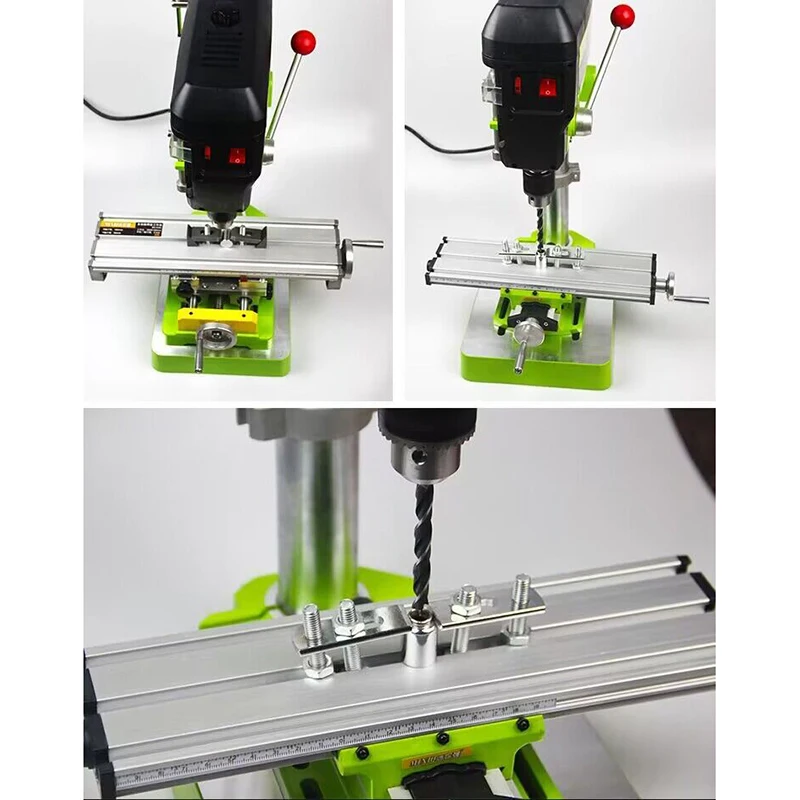 Imagem -06 - Multi-function Milling Machine Banco Broca Vise Fixture Table x e y Axis Ajuste Coordenado Tabela Faça Você Mesmo Home Micro Precision