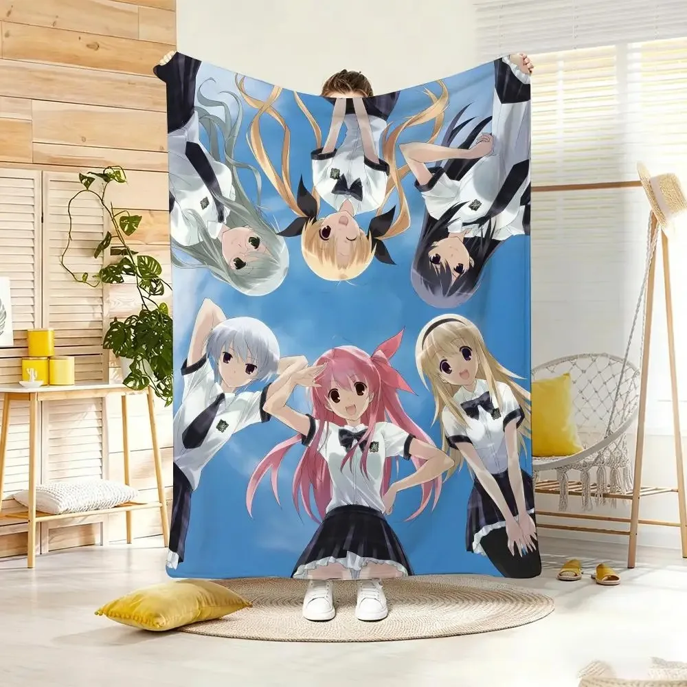 Anime  C-Chaos HeadS Throw Soft Warm Throw Blanket for Bedroom Living Room Bed Travel Camping Picnic Gift
