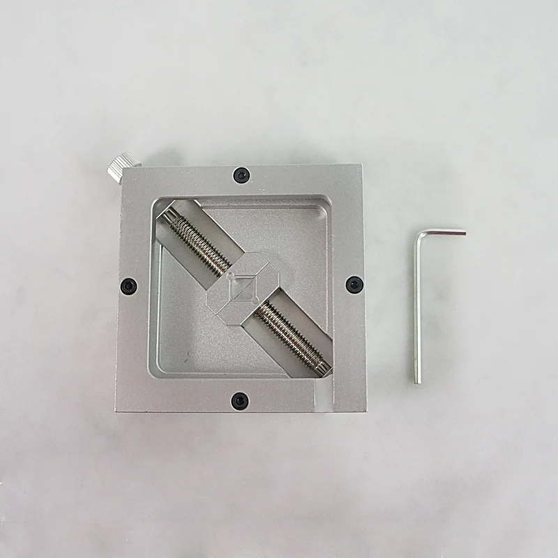 Station de reballage BGA argentée 90mm, support de modèle, gabarit Foxure pour cannelures de puces PCB, outils de réparation de retouche