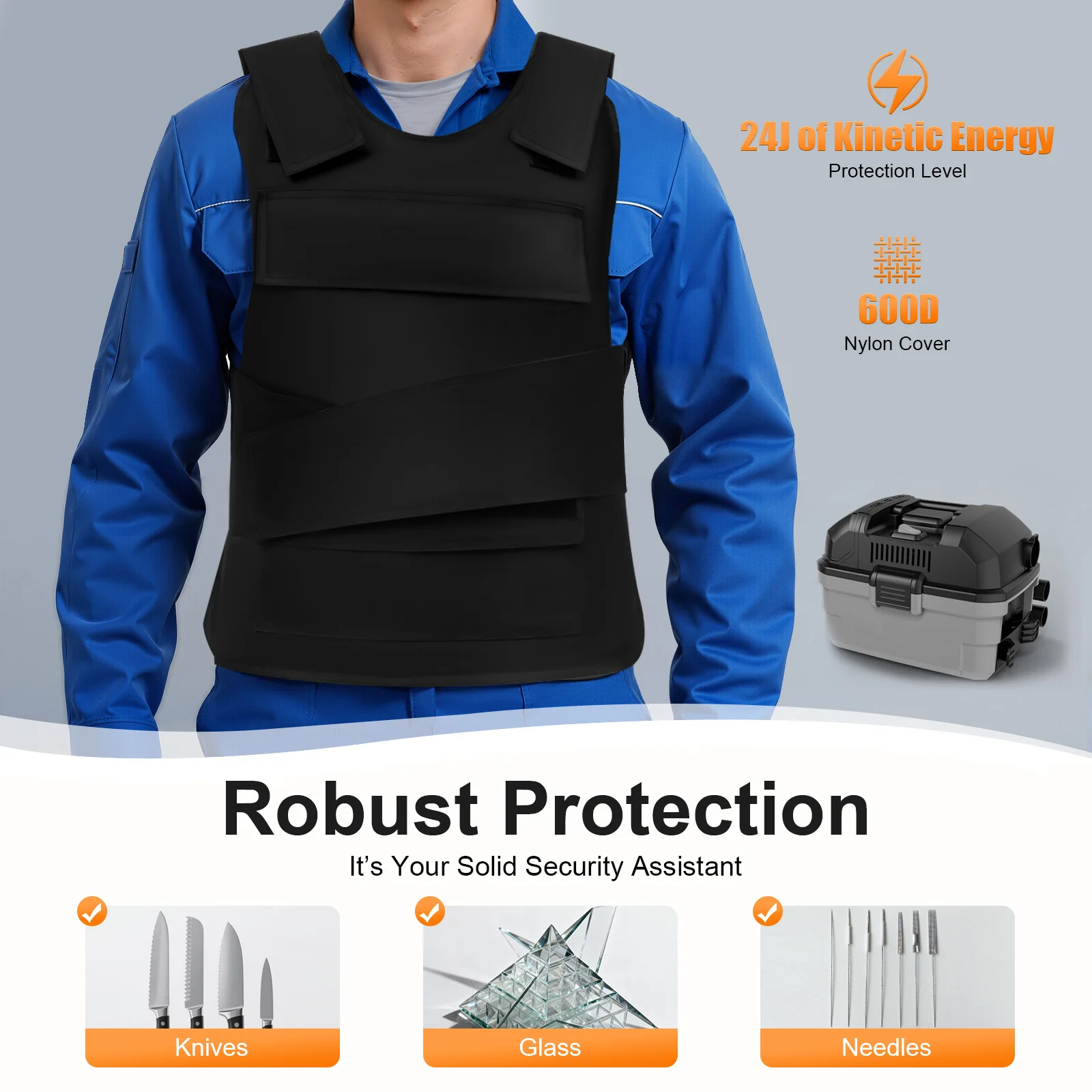 Adjustable Outdoor Protective Security Training Vest