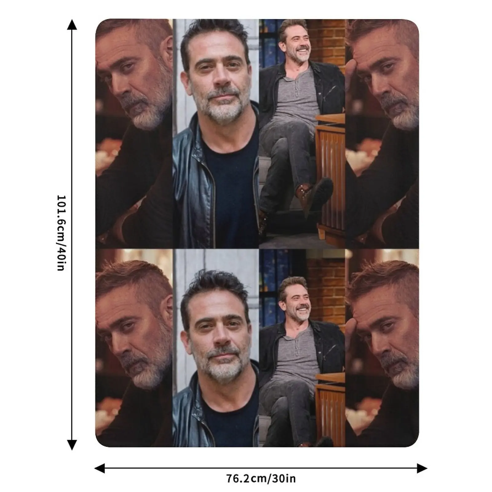 Collage Jeffrey Dean Morgan Throw Blanket Bed covers blankets and throws Blankets For Sofas Decorative Throw Baby Hairy Blankets