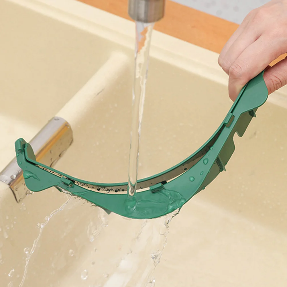 

Kitchen Gadget Sink Filter Holder Collapsible Drain Catcher PE Strainers Corner Basket ABS PVC Mesh Bag Triangular Rack Storage
