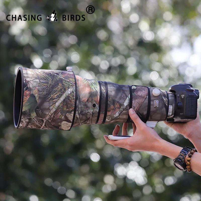 CHASING BIRDS camouflage lens coat for CANON EF 400mm F2.8 L IS III USM waterproof and rainproof elasticity len protective cover