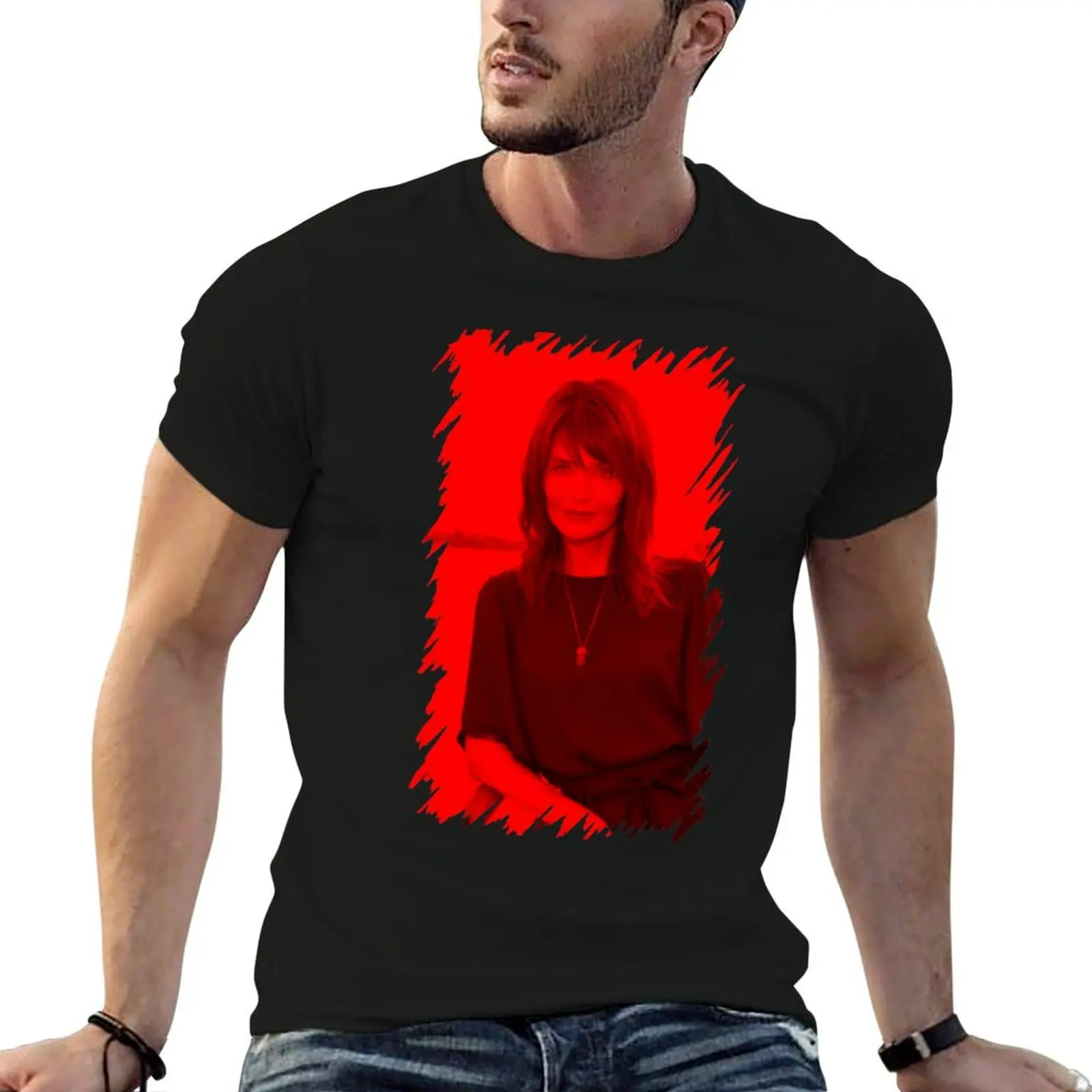 Helena Christensen - Celebrity T-Shirt Urban Style Print T-Shirt