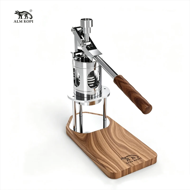 ALMKOPi Hand Press Italian Adjustable Pressure Coffee Machine Small Mini Portable Home Outdoor Camping Espresso Machine