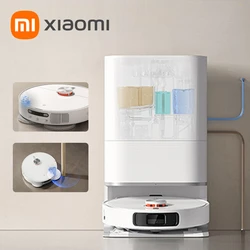 XIAOMI MIJIA D103CN OMNI Infinite Robot MOP Vacuum Cleaner M30S Self Cleaning Hair Cutting Empty Dust Home Dirt Disposal Machine