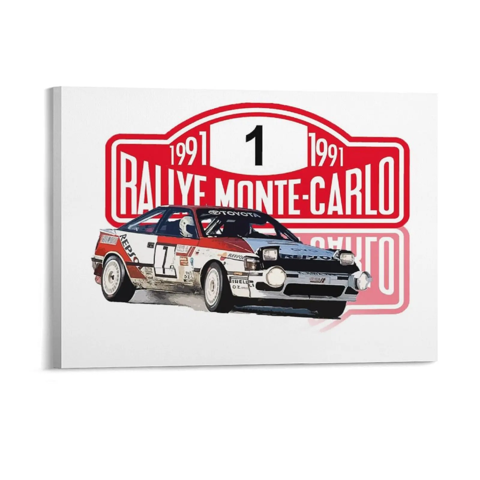 

Rally Monte Carlo 1994 Escort RS Cosworth rides Carlo A Captivating Motorsport Canvas Painting Garage Framed Wall Paintings