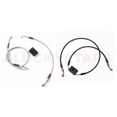 Motorcycle Front Brake Extend Hose Line Set ABS For Harley Sportster Iron XL 883 1200 1200N X48 72V XL1200T XL1200C