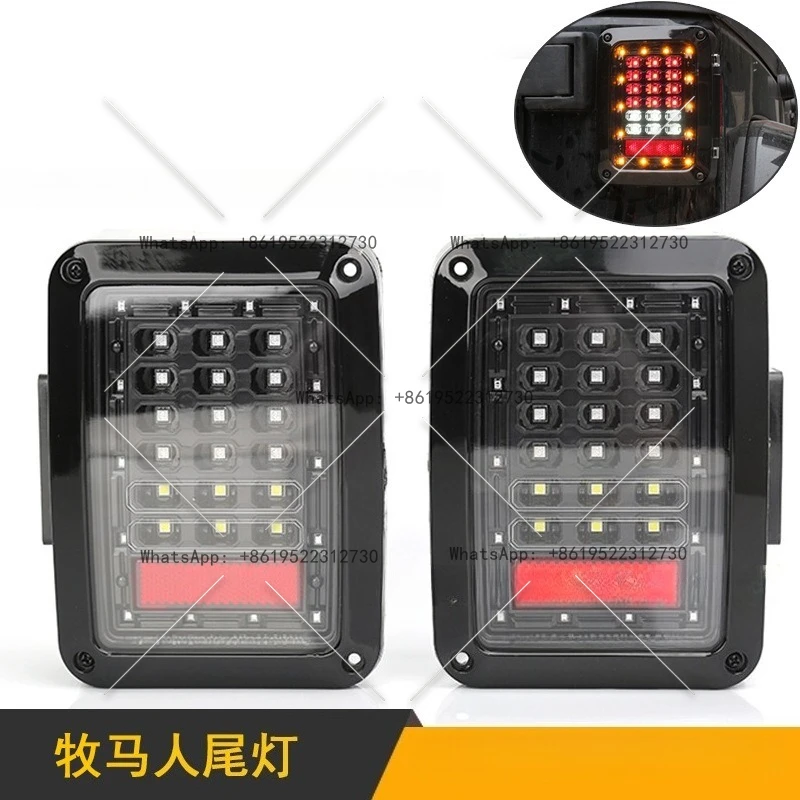 

Применимые задние фонари Wrangler, светодиодные стоп-сигналы Jeep, предупреждающие задние фонари заднего хода, европейская версия и американская версия