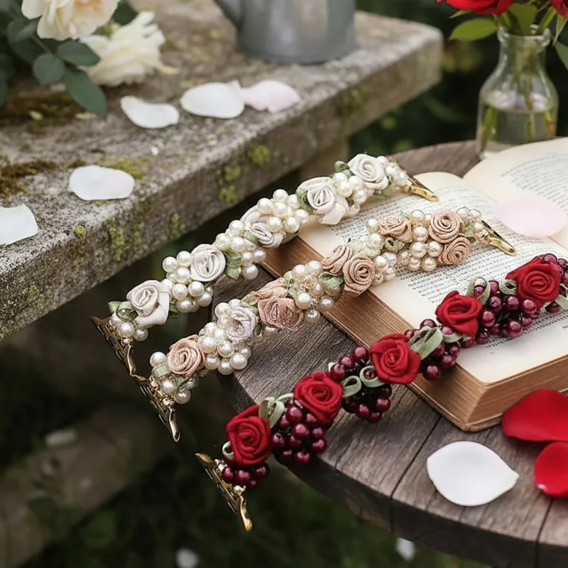 

Модный ремешок с цветочным жемчугом для Apple Watch Bands 11 10 42 мм 46 мм, элегантная плетеная петля 40 мм 44 мм 45 мм для iWatch series 9 8 SE 7