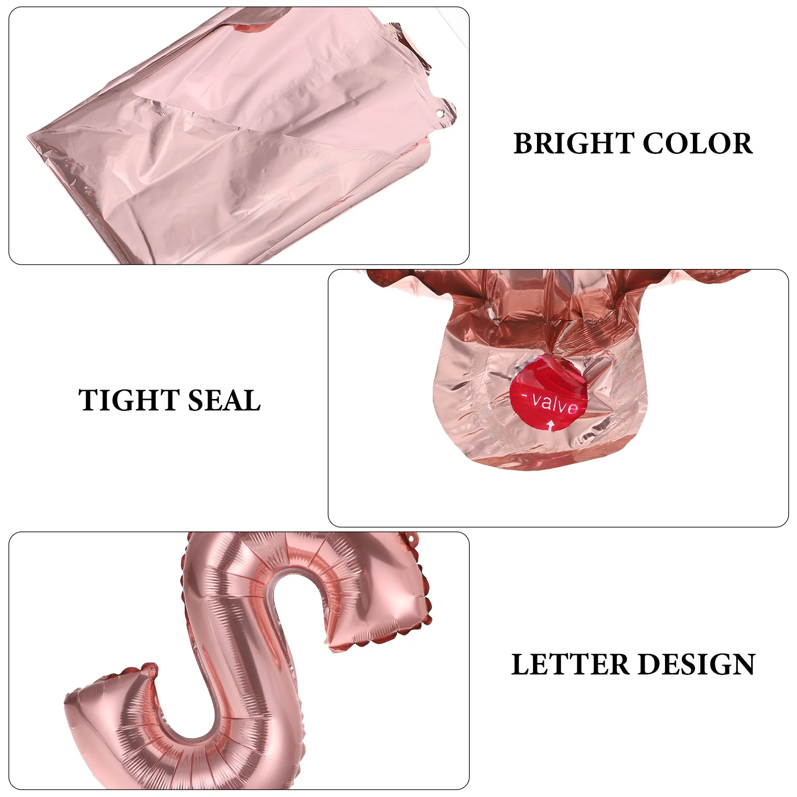 

1Set Exquisite Party Balloons Bright Creative Letters Design Graduation Decor Balloon Pendant Wall Background Graduation Balloon