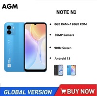 AGM NOTE N1 Smartphone 8GB/128GB, Unisoc T606 CPU, 6.52\