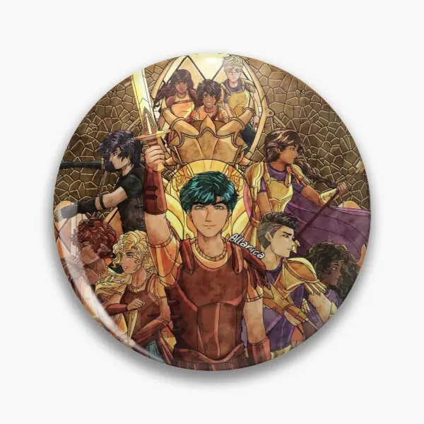 Solangelo Riptide Percy Jackson And The Olympians Nico Di Soft Button Pin Customizable Cute Badge Fashion Women Creative Lover