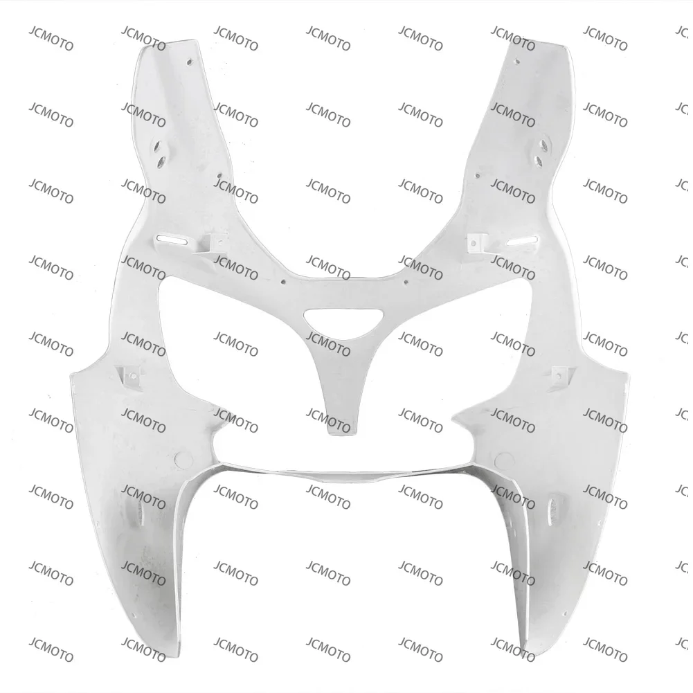 

Для Kawasaki Ninja ZX6R 2000 2001 2002 литьевая форма ABS пластик грубый белый мотоцикл верхний передний носовой обтекатель