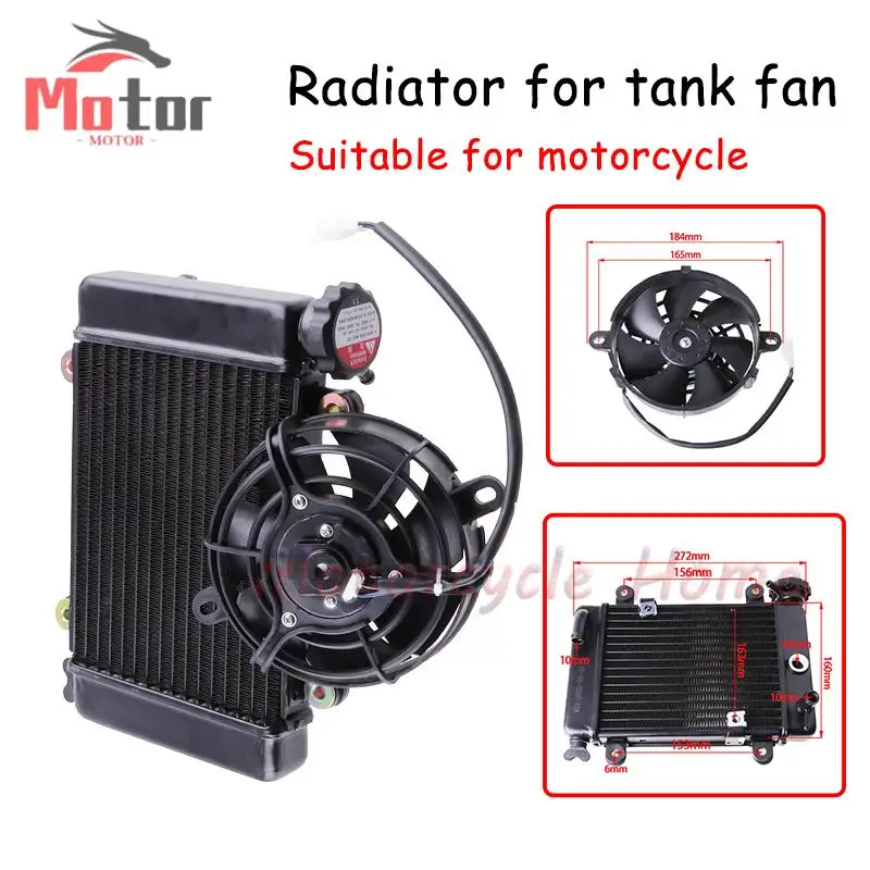 Motorrad Lüfter Motorkühler Motorrad ATV Quad Ölkühler Wasserkühler Elektrisch