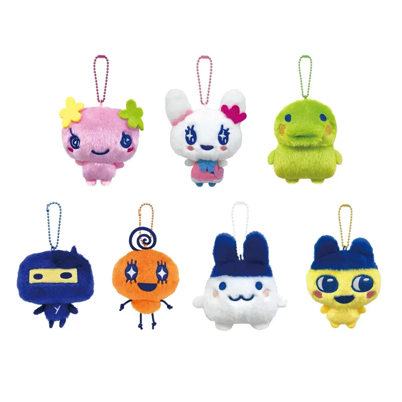 

Kawaii Anime Cartoon Tamagotchi Boku Backpack Pendant Atashi Plush Toys Keychain Decoration Boy and Girl Birthday Creative Gifts