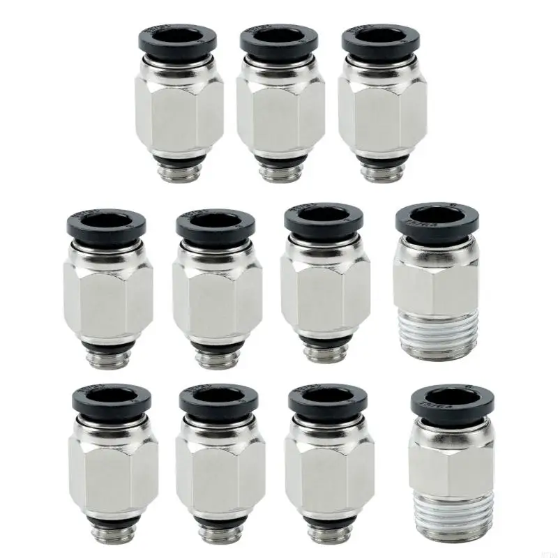 

M7DA Space Efficient Miniature Pneumatic Connectors Air Fitting For Small Machinery
