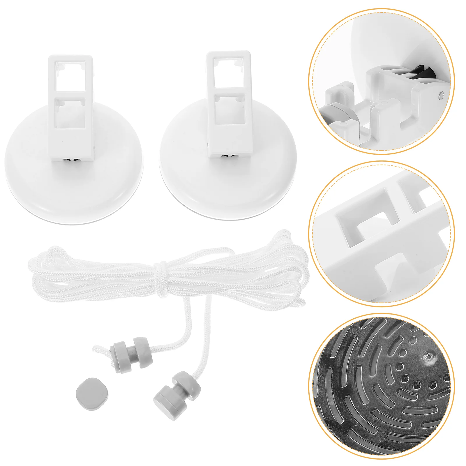 

Portable Outdoor Clothesline Pants Hangers Travel See Cord Organizer Wall Baby Suction Cups