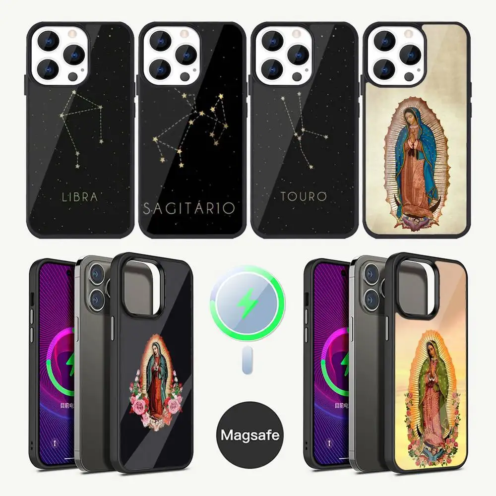 

Twelve constellations Phone Case For iPhone 17,16,15,14,13,12,11,Plus,Pro,Max Mini Magsafe Magnetic Wireless Charging