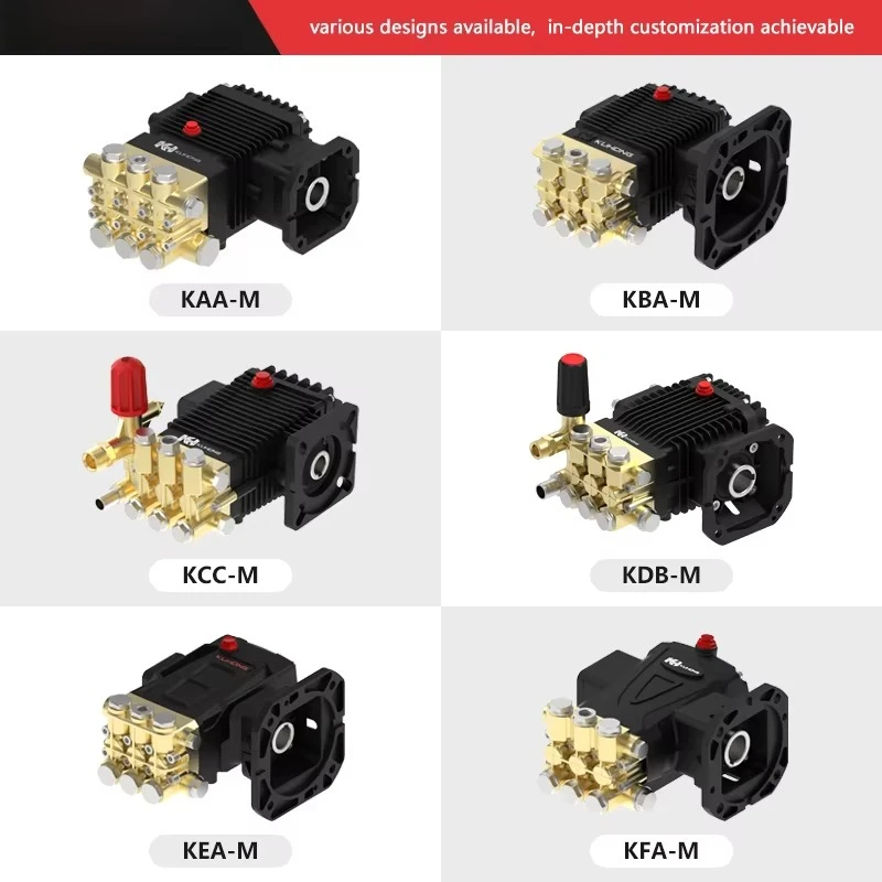 KFCM 4.0kw /5.5hp  Pressure Washer Pump 235bar 15L 1814 Triplex Car Wash  High Pressure Plunger Pump