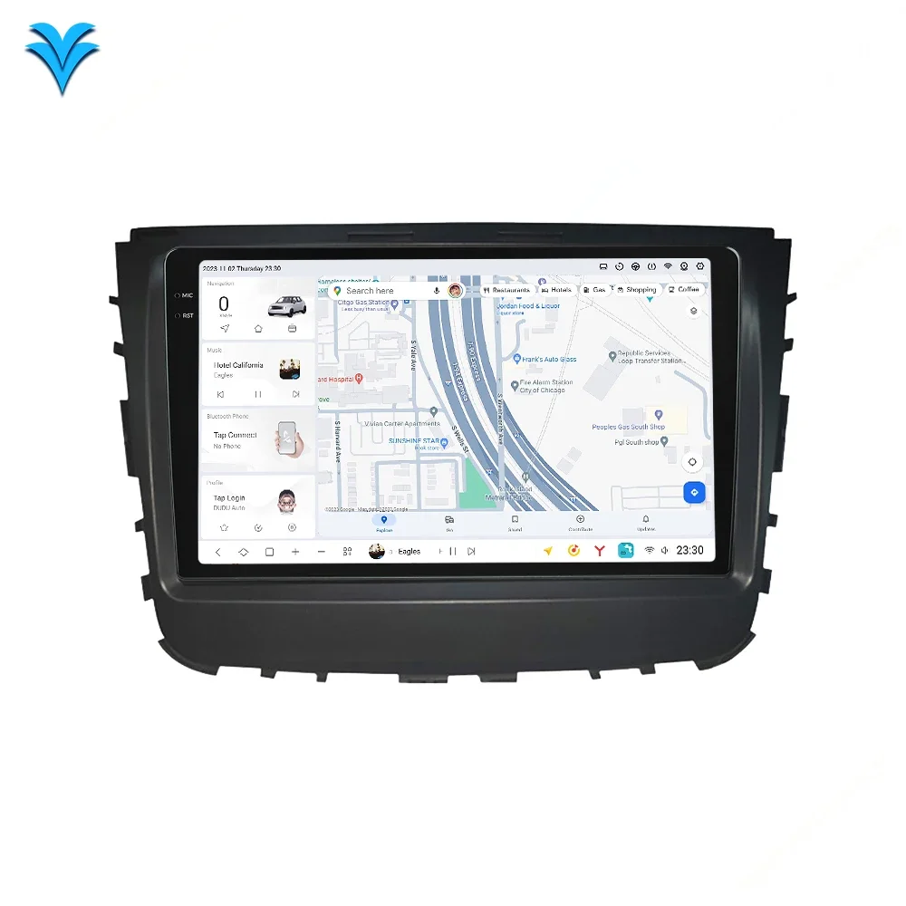 DUDUAUTO Android 13 Car Radio For SsangYong Rexton 2019 2DIN Multimedia Player Carplay Stereo GPS Navigation