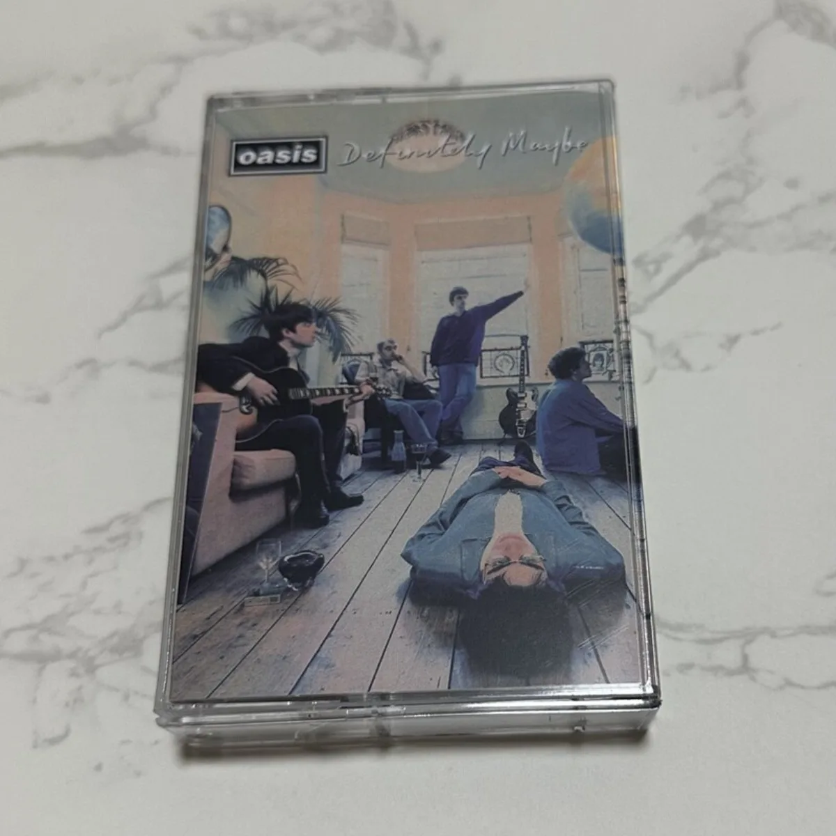 

Oasis Definitely Maybe Britpop Rock Music Cassette Tape Classic Album for Britpop Fans and Music Collectors