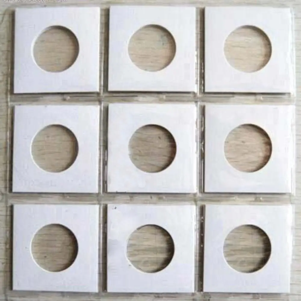 100Pcs Cardboard Display Storage Holder for 20 5/23/25/27 5/31 5/35mm Coin