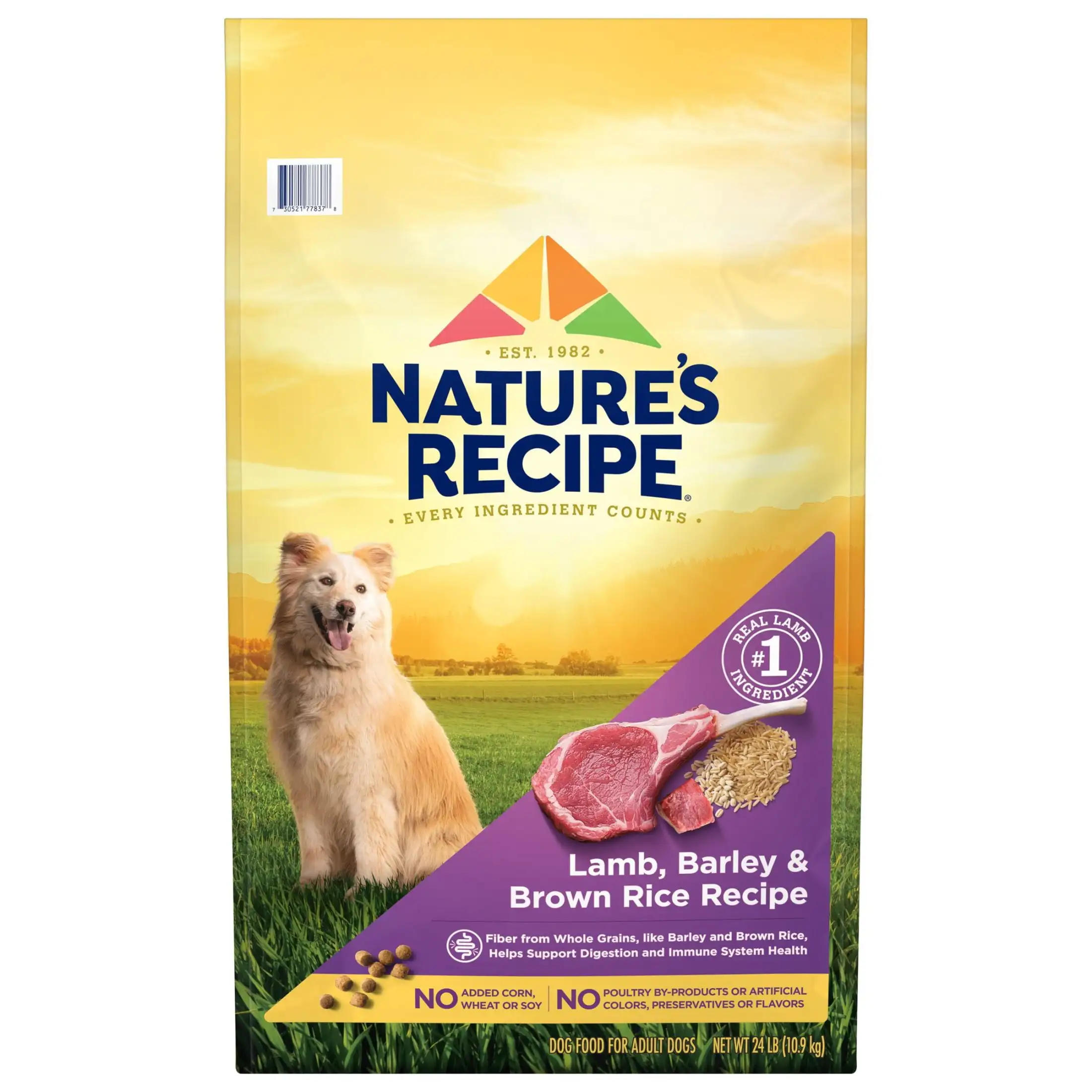 

Nature’s Recipe Original Lamb and Rice Dry Dog Food Recipe, 24 lb Bag