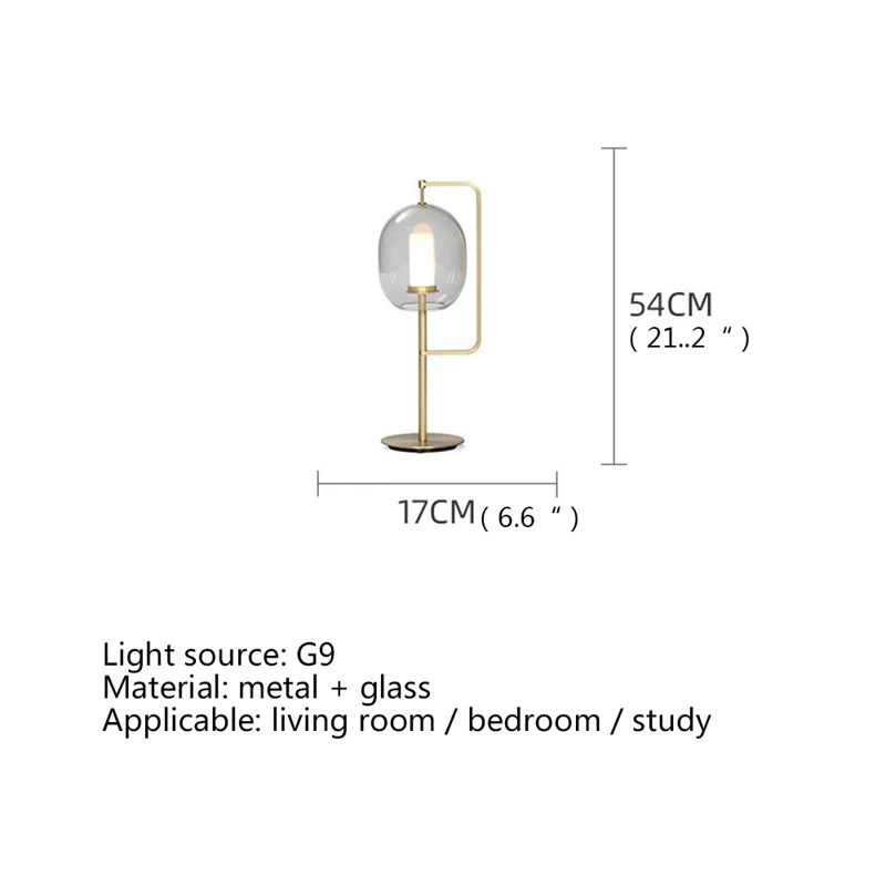 BELLE Nordic Modern Creative Table Lamp Lantern Design Desk Light Decorative for Home Living Room
