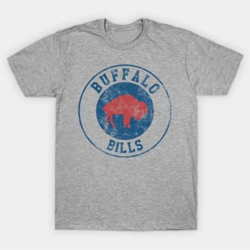 T-Shirt umorismo stile vintage uomo cotone manica corta Buffalo Bills T shirt unisex marca T-Shirt o-collo moda tshirt top