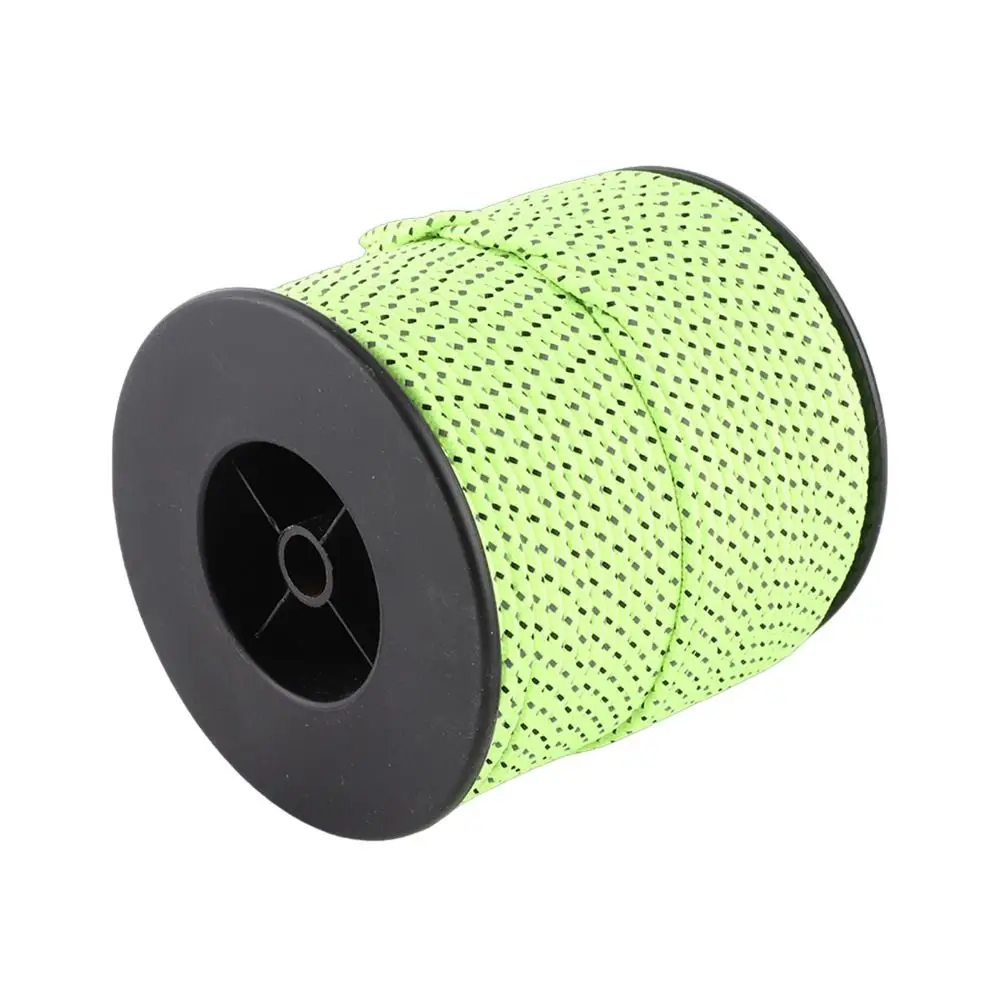 Durable 2.5mm 50 meter Camping Tent Rope High Density Windproof Safety Rope Multipurpose Lightweight Camping Cord Backpacking