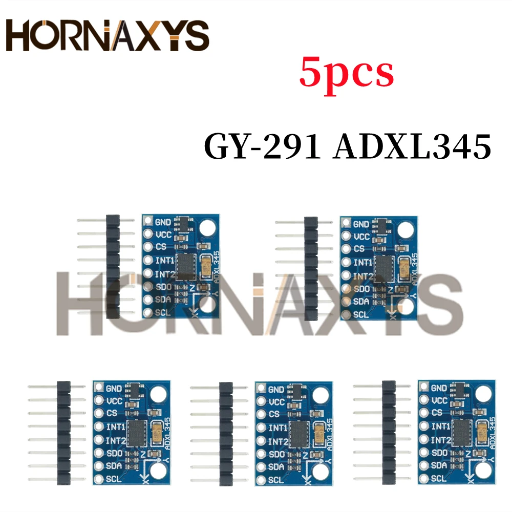 GY-291 ADXL345 디지털 중력 가속 틸트 모듈, IIC SPI 변속기 재고, 1-10 개