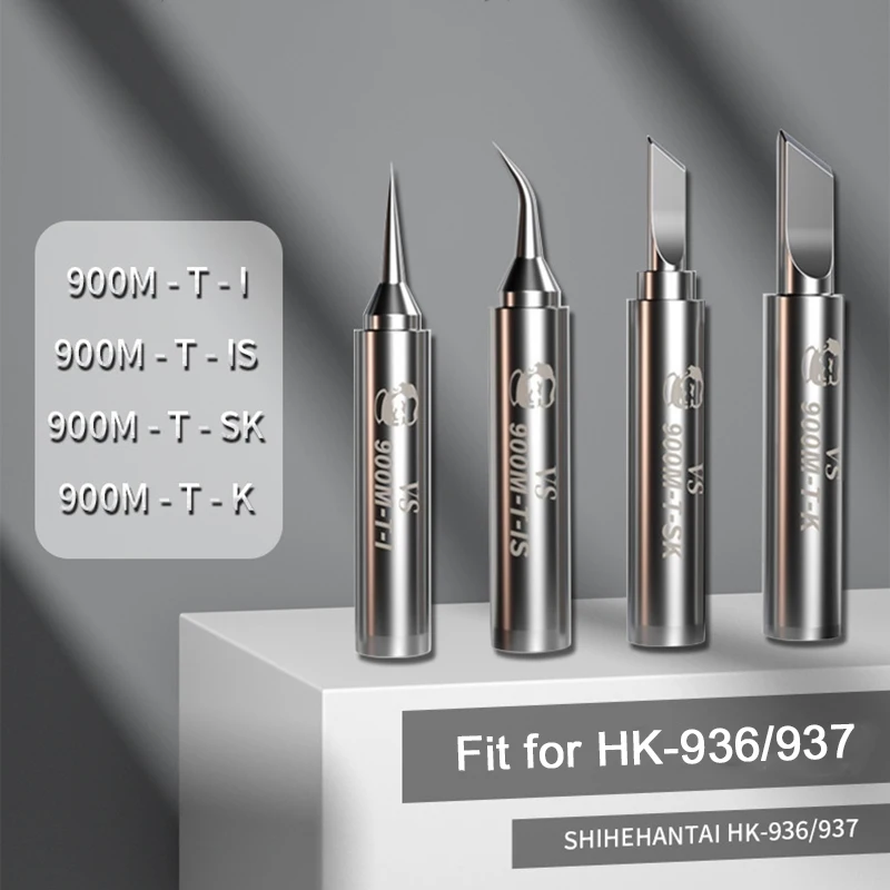 900M Welding Tips Soldering Iron Head Replacement For 936 Soldering Stations Durable Solder Head Welding Accessories