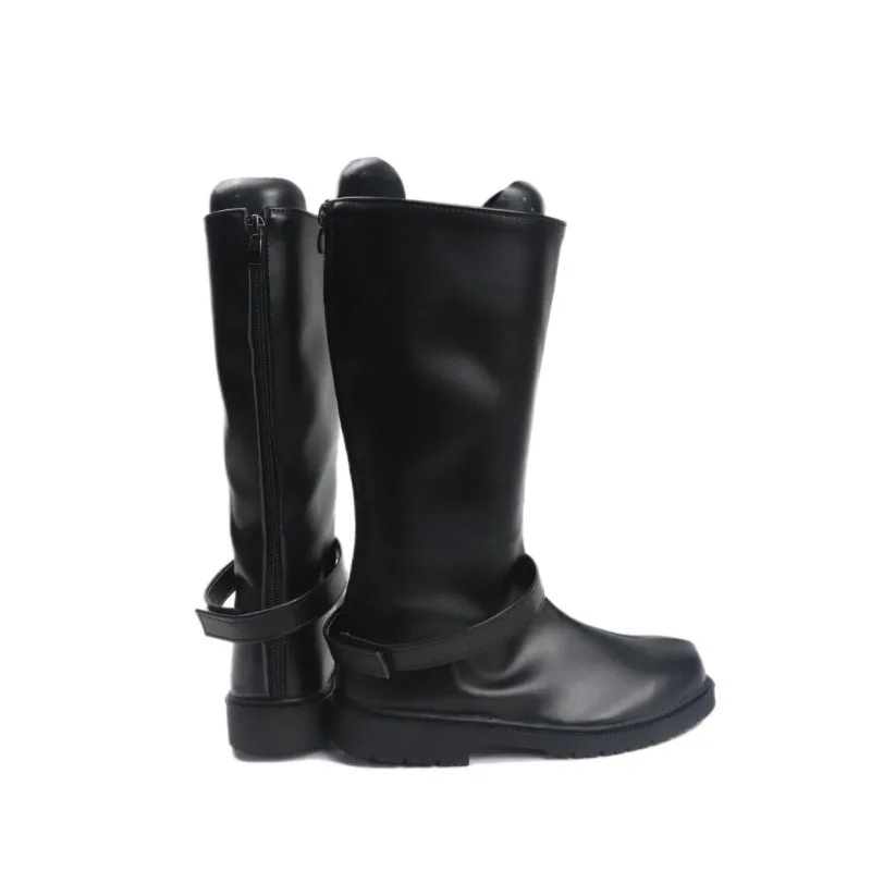 Anime Frieren: Beyond Journey's End Cosplay Boots Shoes Gothic Lolita  Women Shoes