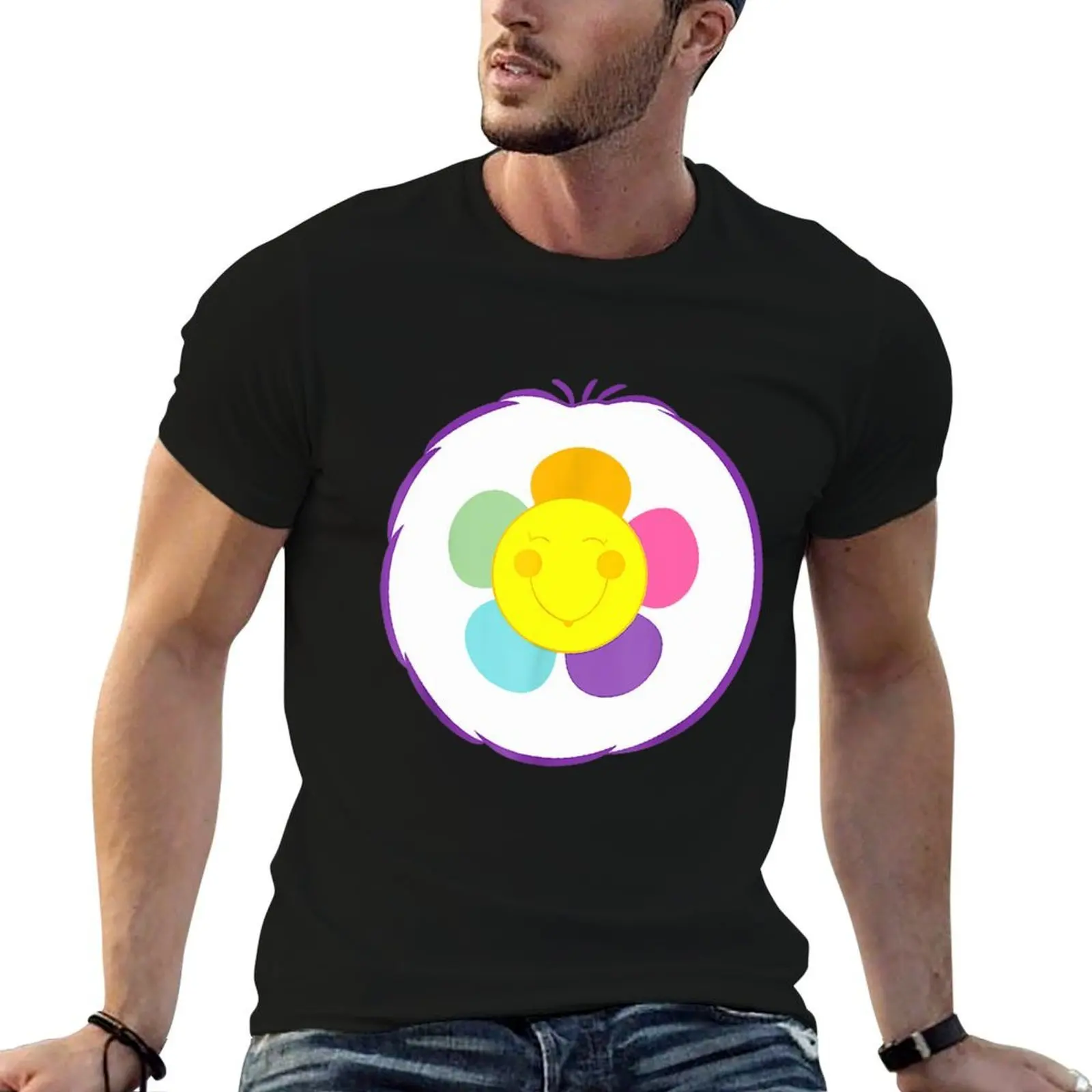 

Harmony-Care-For-Bear-Smile-Flower-Costume Halloween 12 T-Shirt man t shirt graphic T-Shirt