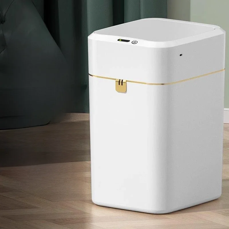 

Smart Sensor Tra Can with Lid for Home Living Room Batoom Auatic Self-Cleaning New Model Square Body 2L Capa...