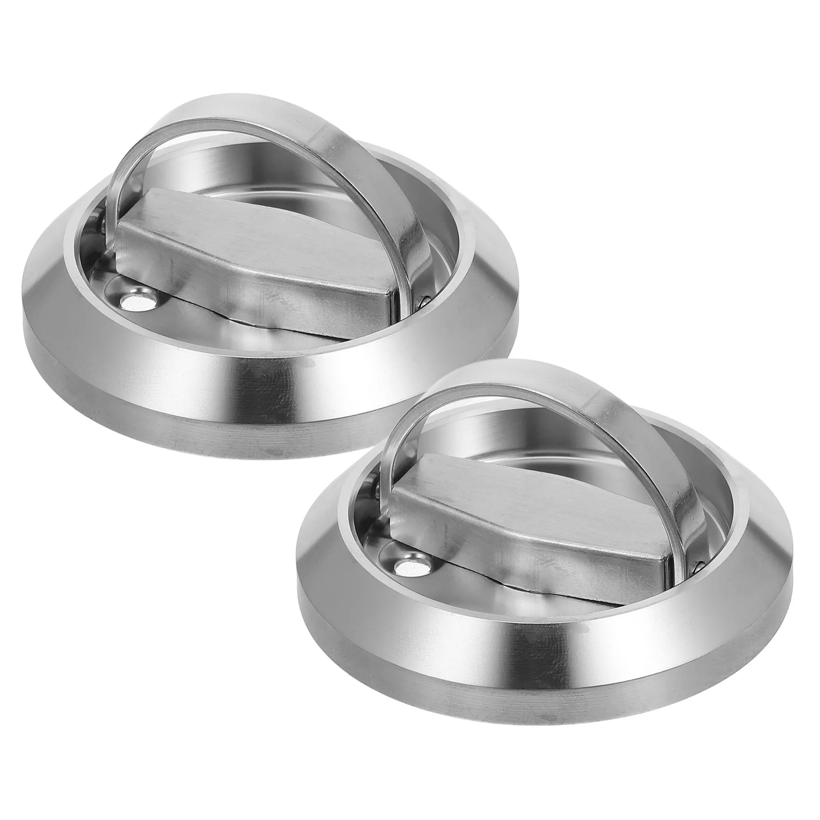 

1 set 1 Set Stainless Steel Folding Pull Handle Cabinet Door Handle Durable Wear Resistant Easy Installation Modern Design For