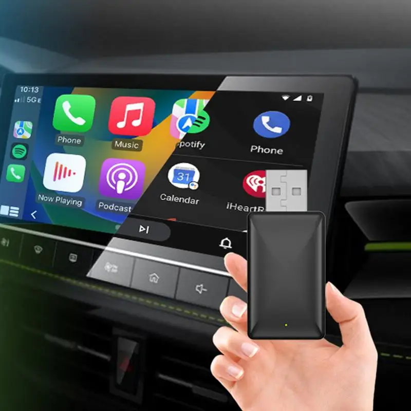 

Wireless Car Adapter High Compatibility Car Wireless Adapter Car Play Adapter Portable Wireless Car Play Adapter Wireless Auto