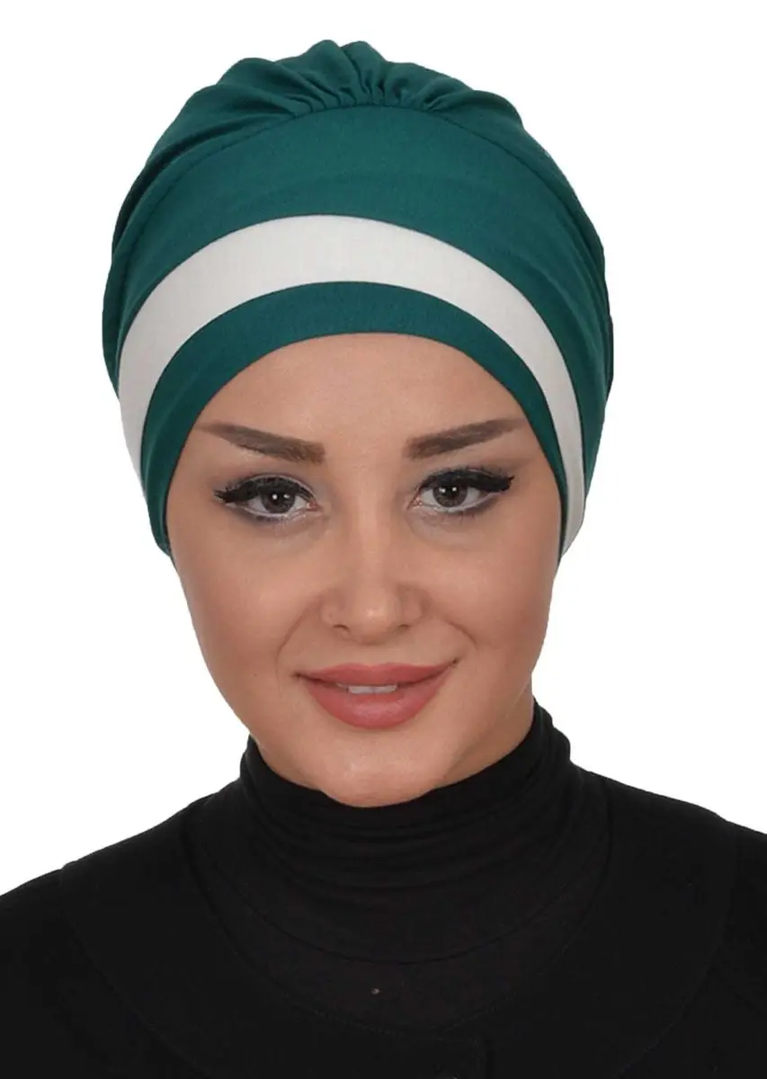 Cor dobro penteado osso verde