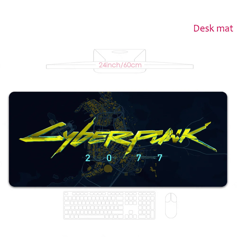 Imagem -02 - Cybers-punks 2077 Game Mouse Mat Desk Mat Grandes Acessórios para Jogos Teclado Prime Xxl c-