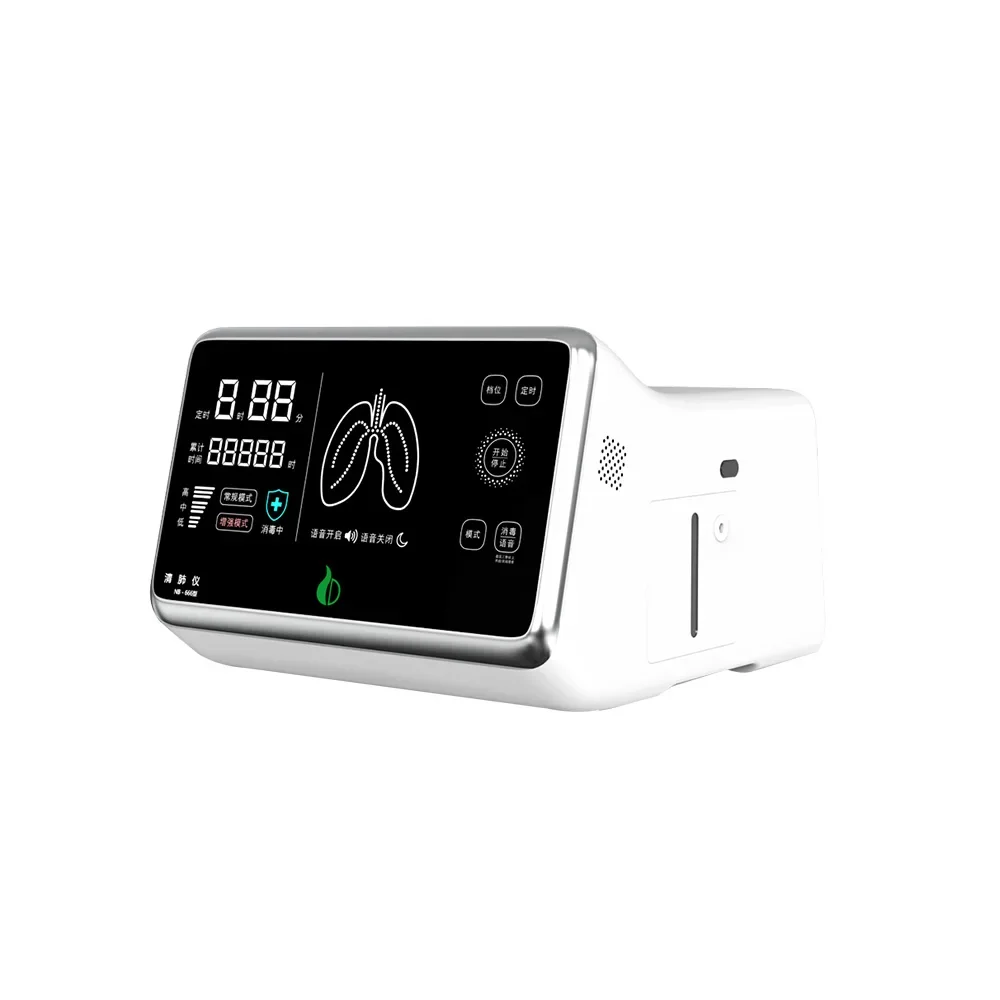 Aparelho de purificação pulmonar de terapia não invasiva para bronquite