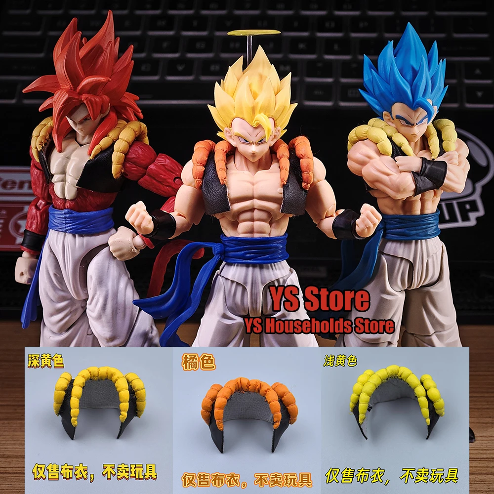 

Orange Yellow 1/12 Man Action Figure Short Vest Top Toys Accessory For Anime Dragon Ball 6inch Shf Vegeta Soldier Body Decors