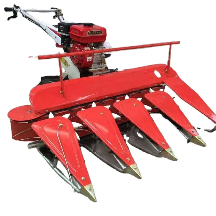 

2024 New Mini Rice Reaper & Binder Combine Harvester Hand-Controlled Farm Machine Mini Reaper Binder