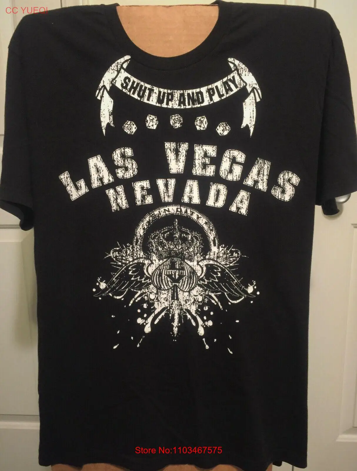 Футболка размером XL с изображением Лас-Вегаса из Невады