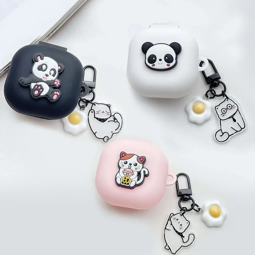 Милый кот для Anker Soundcore R50i NC/P20i P30i, чехол LIFEp2mini, силиконовый чехол для наушников с рисунком для Soundcore R50i с брелком