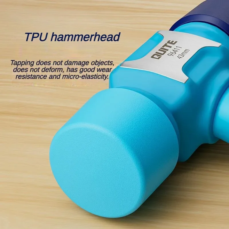 Rubber Hammer Deformability Multifunctional High Resilience Rubber Mallet Shock-proof and Skid-proof Professional Work Tool