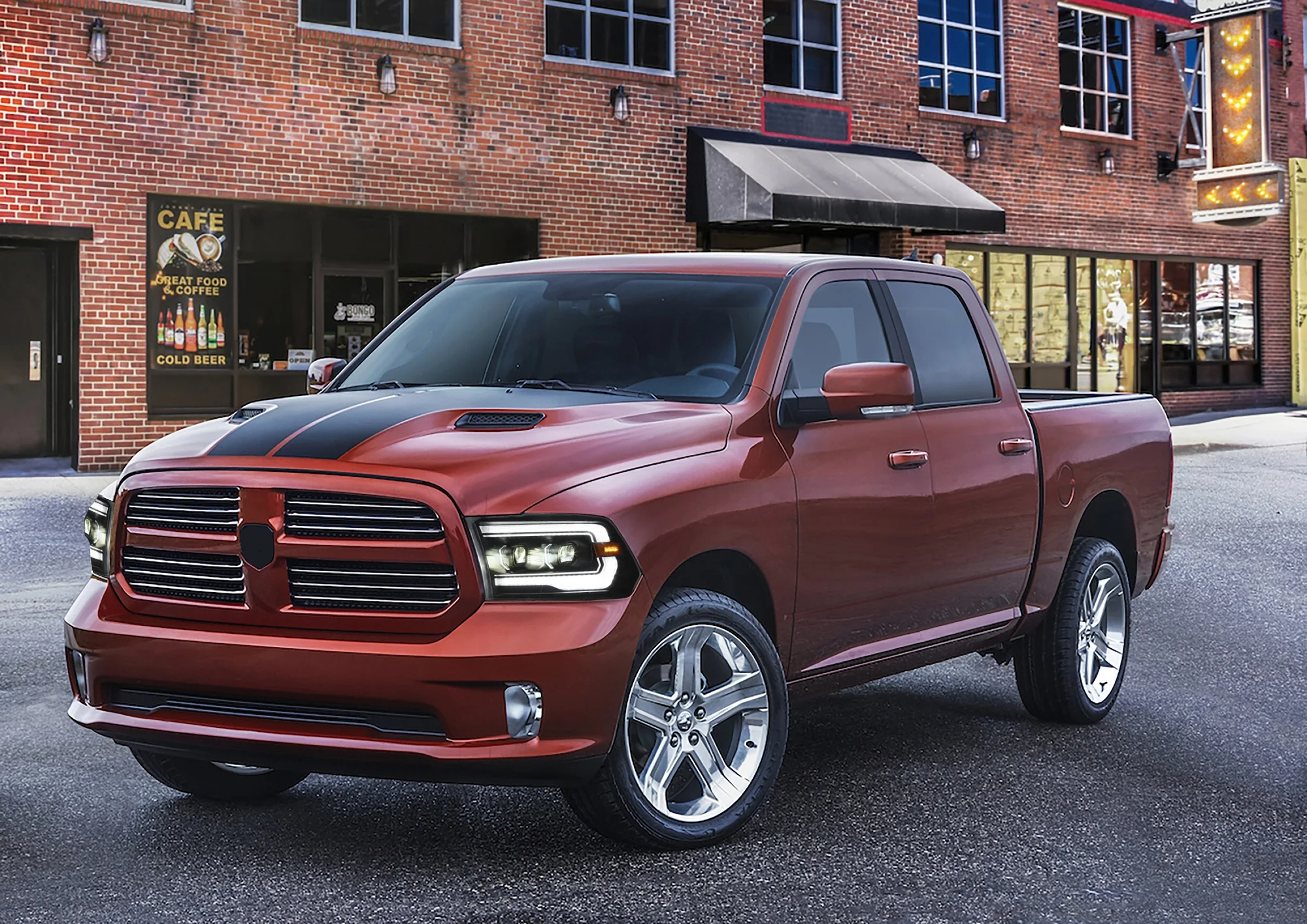 DK MOTION New Arrival Auto Parts LED DRL Front LED Head Light Headlamp Projector For Dodge Ram 1500 2009-2018 24V Voltage