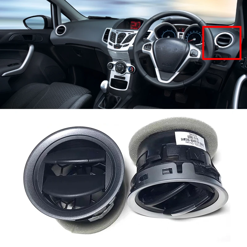 New Car Dashboard Air Vent Outlet Louvre Air-Conditioning Outlet For Ford Fiesta 2009 2010 2011 2012 2013 2014 S-Max Mondeo MK4